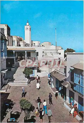 Moderne Karte Sidi eou Saids Place centrale