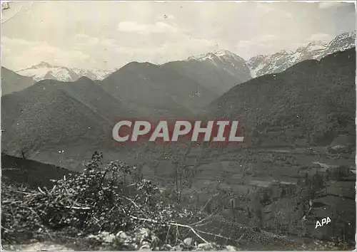 Cartes postales moderne Castillon (Ariege) Les Pics des sTrois comtes et le Vialard