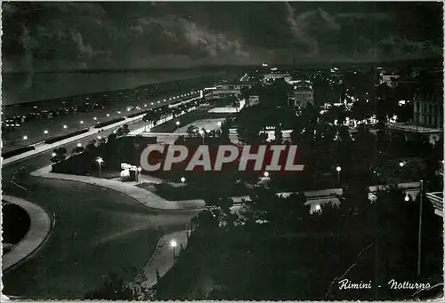 Cartes postales moderne Vue de nuit Rimini Notturno