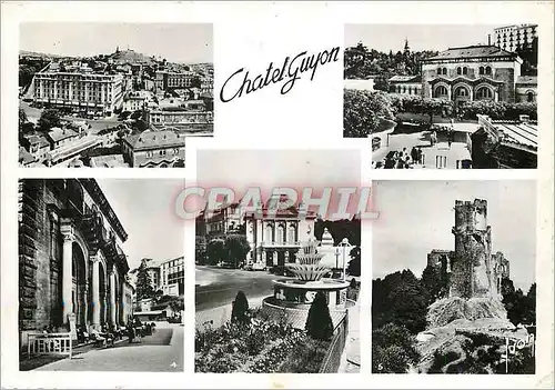 Cartes postales moderne Chatel Guyon Place de Brosson le Theatre vue generale les Grands therme