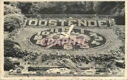 Cartes postales moderne Ostende l'Horloge Fleurie