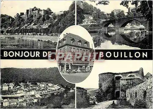 Cartes postales moderne Patisserie a Georges Place St Arnould Bouillon Salon de consomation Magnifique sur le Xhateau fe