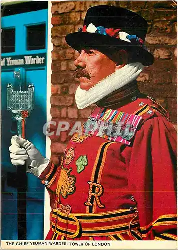 Cartes postales moderne The chief Yeoman Warder Tower of London