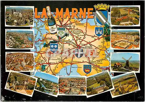 Cartes postales moderne La France Par departement La Marne