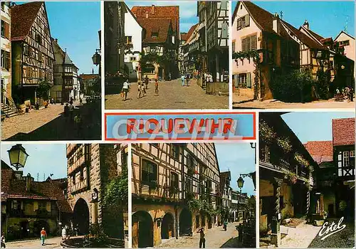 Cartes postales moderne Au pays des Cigognes Riquewihr (Haut Rhin)