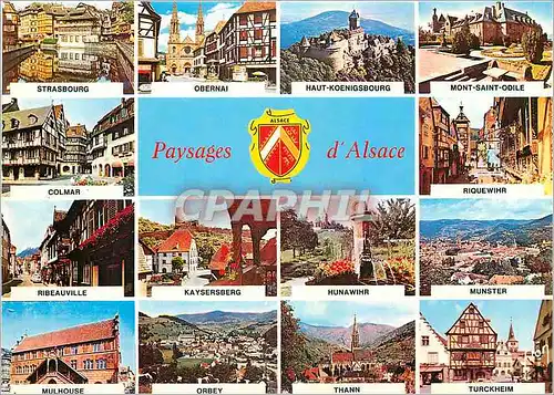 Cartes postales moderne Couleurs et Lumiere de France Paysages d'Alsace vu du Ciel par Alain Perceval