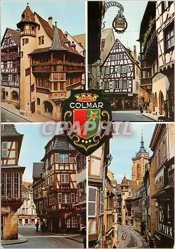 Cartes postales moderne Colmar (Alsace) La Maison Pfister La maison Schonguaer (XVes)La Rue des Serruriers la rue des Ma