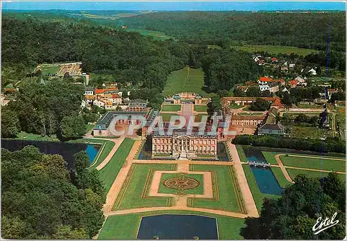 Moderne Karte La Vallee de Chevreuse Dampierre (Yvelines) Le chateau et le Parc