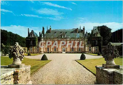 Moderne Karte Tourville sur Arques Environs de Dieppe (S Mme) Chateau de Miromesnil (XVIIe s)