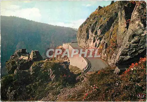 Cartes postales moderne Les Hauts Vosges Le tunnel de la Schlucht La route de Munster