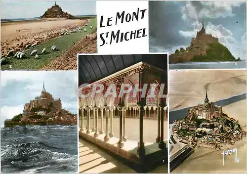 Cartes postales moderne Le Mont St Michel (Manche) Le Cloitre le Mont et le Couesnon