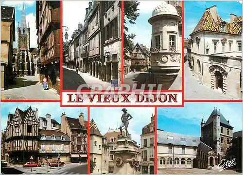 Cartes postales moderne Au Pays des Grands Crus Dijon (Cote d'Or) L'angle des rues de la Chouette