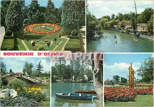 Cartes postales moderne Olovet (Loiret) Horloge Florale les Bords du Loiret