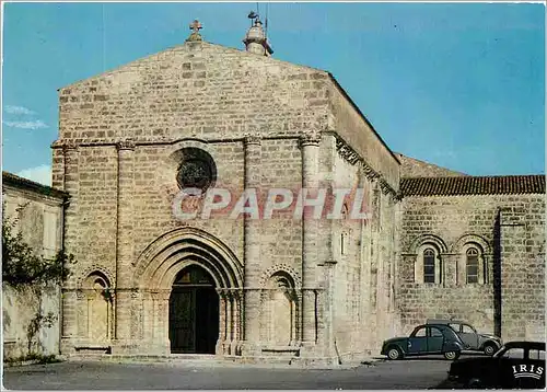 Cartes postales moderne Ile d'Oleron St Georges d'Oleron L'eglise la facade de style roman