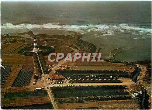 Moderne Karte Sur la cote de lumilere l'Ile d'Oleron a la point le Phare de Chassiron construit en 1836 haut 4