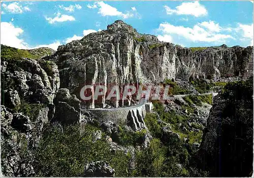 Moderne Karte Le Caylar (Herault) Le Pas de l'Escalette vu des Gorges de la Lergue