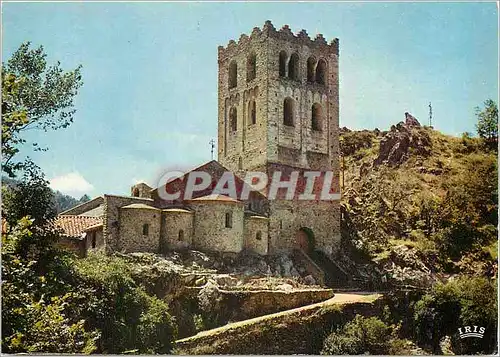 Cartes postales moderne Le Roussillon Eux environs de Vernet les Bains L'abbaye de St Martin du Canigou Fondee au XIe s