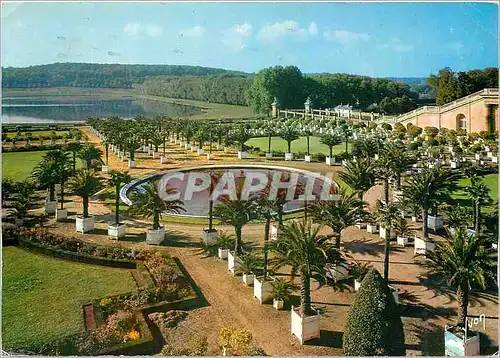 Moderne Karte Couleurs et Lumiere de France Chateau de Versailles (Yvelines) Le Jardin de l'Orangerie et la Pi