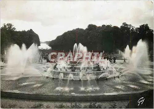 Moderne Karte Versailles et ses Meirveilles Le Bassin de Latone et les Grandes Eaux