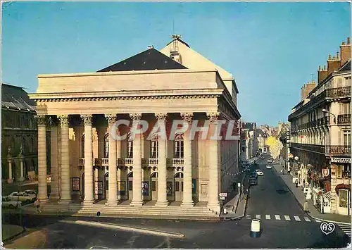 Moderne Karte La Bourgogne Pittoresque Dijon (Cote d'Or) Le Theatre