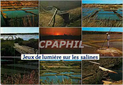 Cartes postales moderne Jeux de Lumiere sur les Salines