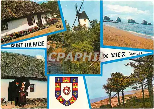 Cartes postales moderne Saint Hilaire de Riez Vendee Moulin a vent