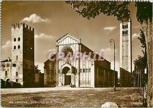 Moderne Karte Verona Basilica