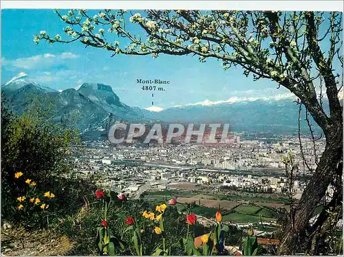Cartes postales moderne Grenoble Vue panoramique A gauche massif de la Chartreuse