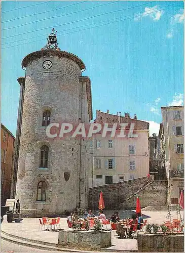 Moderne Karte Lumiere et Beaute de la Cote d'Azur Hyeres les Palmiers la tour des Templiers