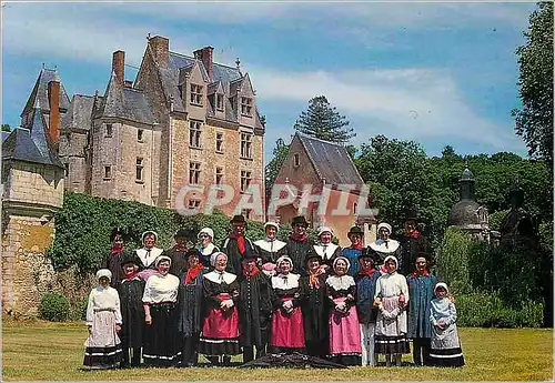 Cartes postales moderne Bonnet Besseen Besse sur Braye Folklore