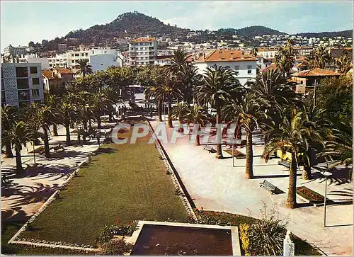 Moderne Karte Lumiere et Beaute de la Cote d'Azur Hyeres les Plamiers la place theodore lefevre