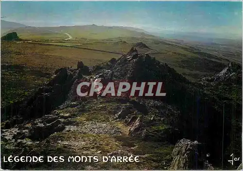 Cartes postales moderne Bretagne en Couleurs Legende des Monts d'Arree