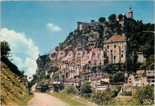 Cartes postales moderne Rocamadour (Lot) Lieu de Pelerinage celebre des le Moyen Age vue generale