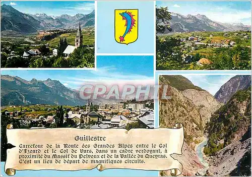 Moderne Karte Guillestre (H A) alt 1000 m