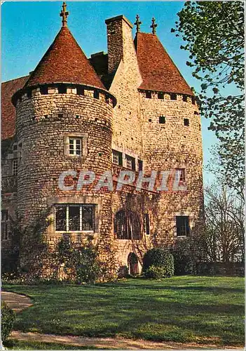 Moderne Karte Hattonchatel Le Chateau et ses deux tours Est