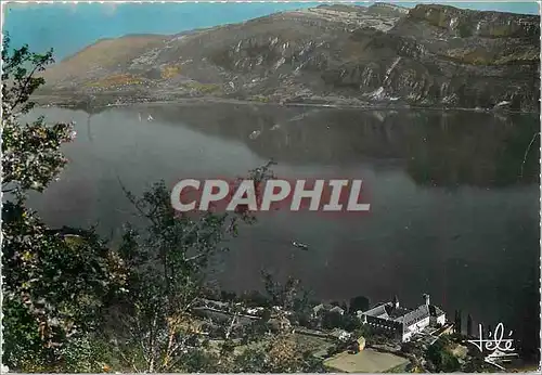 Cartes postales moderne Abbaye d'Hautecombe Rocher de Brison Vue aerienne