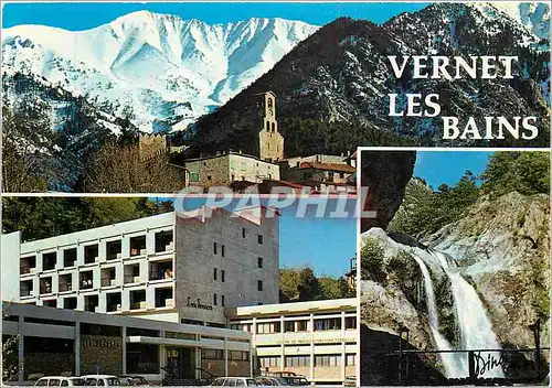 Cartes postales Lumiere et Couleurs du Conflent Vernetles Bain Station climatique et Thermale