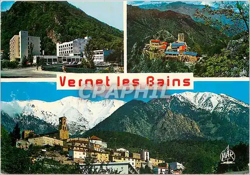 Cartes postales Roussillon Vernet les Bains (alt 650m)station climatique et thermale les thermes