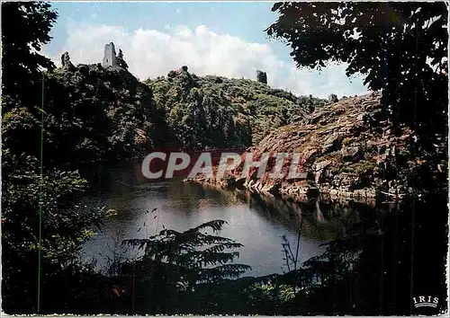 Cartes postales La Creuse Pittoresque Vallee de la creuse les Ruines du Chateau de Crozant (XIIe et XIIIe s) det