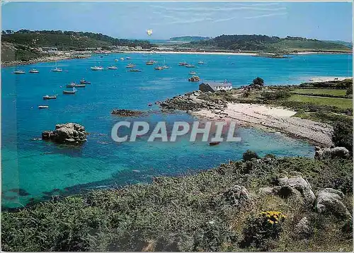 Cartes postales New Grimsby channel between Bryer and Trsco Isles of Scilly