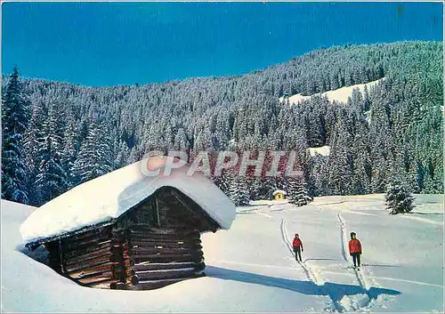 Cartes postales Image de nos montagne ne hiver cette saison me plait