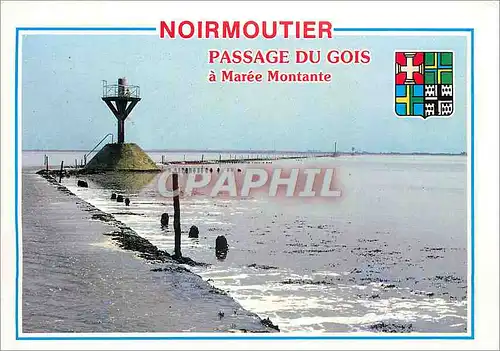 Cartes postales Noirmoutier Passage du Gois a Maree Montante