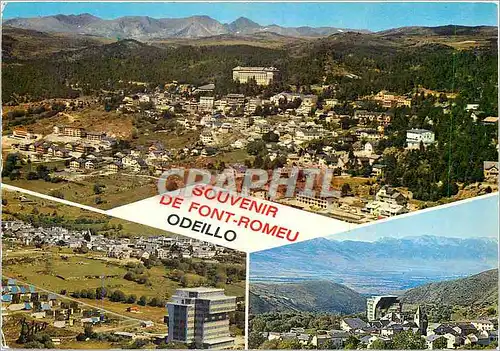 Cartes postales Font Romeu alt 1800 m Station sportive d'ete et d'hiver vue generale aerienne vue due le Four sa