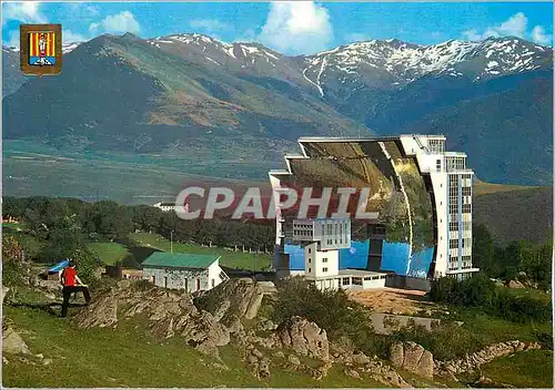 Cartes postales Font Romeu alt 1800 m Pyr Or Odeillo Le Four Solaire de 1000km le plus grand dour solairre du mo