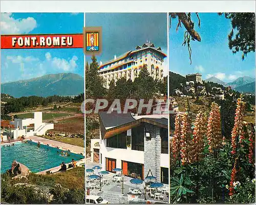 Cartes postales Lumiere et Couleurs de la Cerdagne Font Rommeu alt 1800 mcite preolympique et station de sports