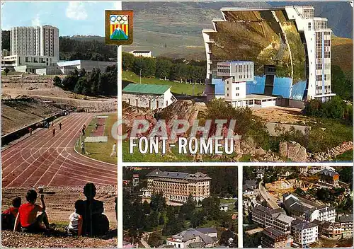 Cartes postales Lumiere et Couleurs de la Cerdagne (Pyr Or) Font Romeu alt 1800 m station climatique et sportive