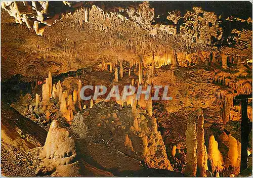 Ansichtskarte AK Grottes de Fontirou Salle des Minarets