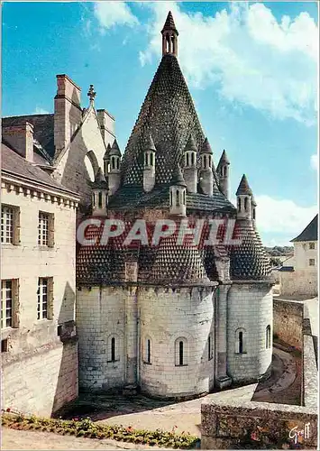 Cartes postales Abbaye de Fontvraud (M et L) Tour d'Evraultancienne cuisine de l'abbaye (epoque romane)