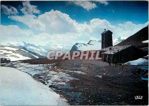Cartes postales Parc de la Vanoise Col de l'Iseran (Savoie) alt 2770 m la chapelle Notre Dame des Neiges les Eve