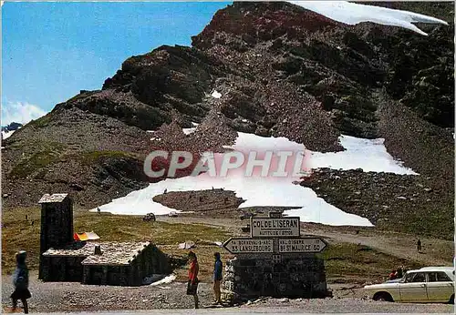 Cartes postales Le Col de l'Iseran (Savoie) alt 2770 m le Sommet du Col et la chapelle de N D de Toute Prudence